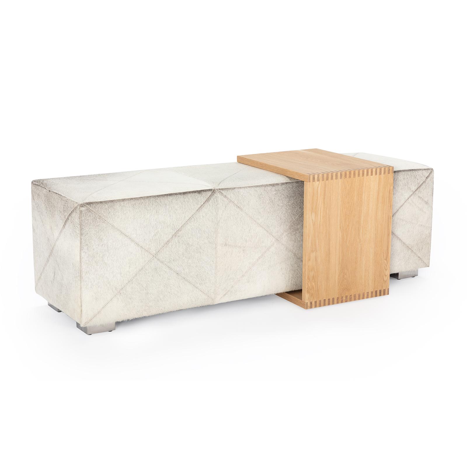 Brooks Hair on Hide Bench | Regina Andrew Detroit